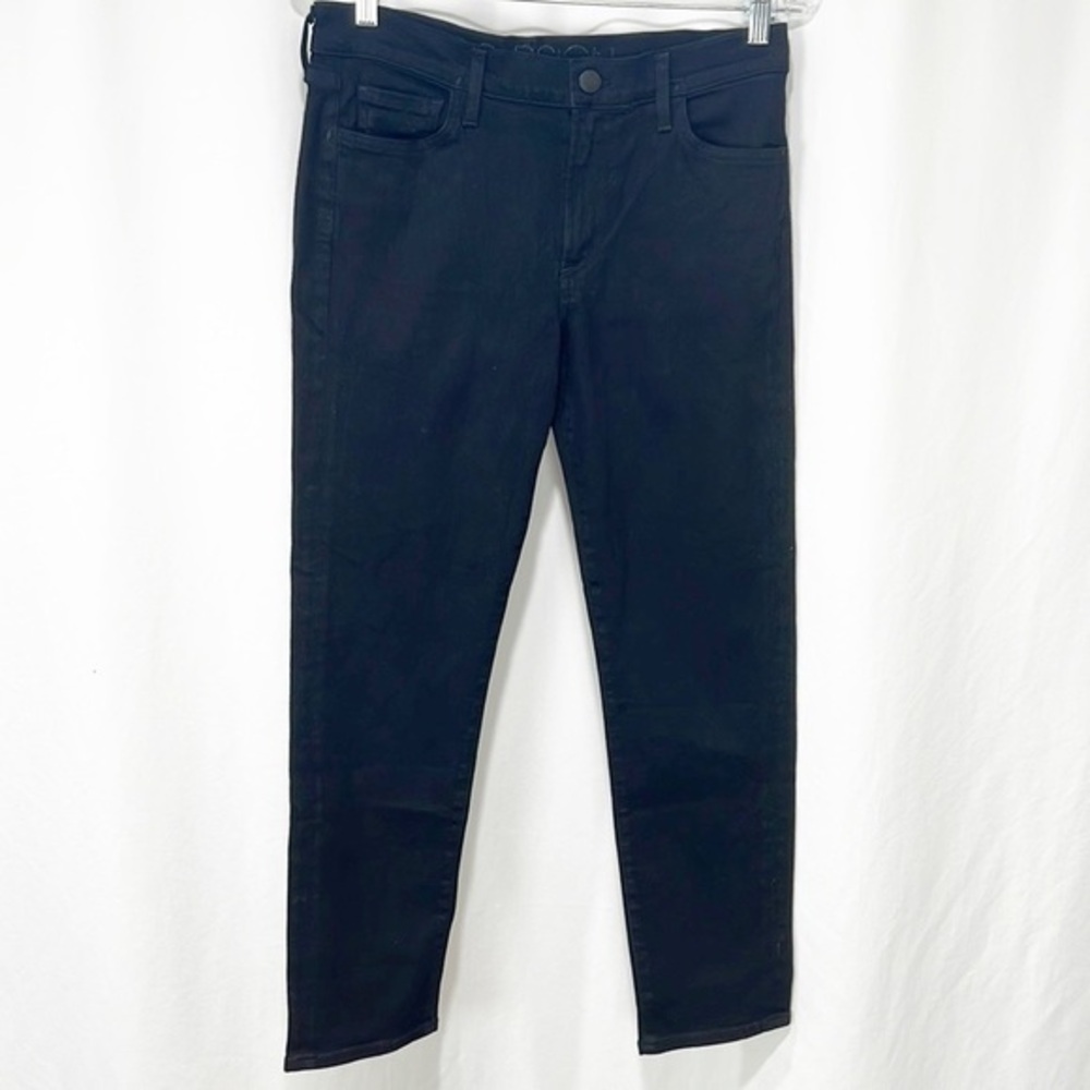 GOLDSIGN Isabell Straight Leg Jeans, Black size 30